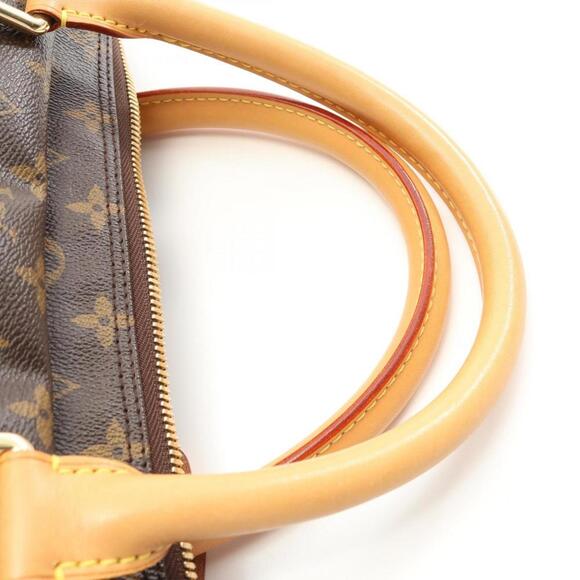 LOUIS VUITTON Brown Monogram Leather Boston Bag - Picture 6 of 10